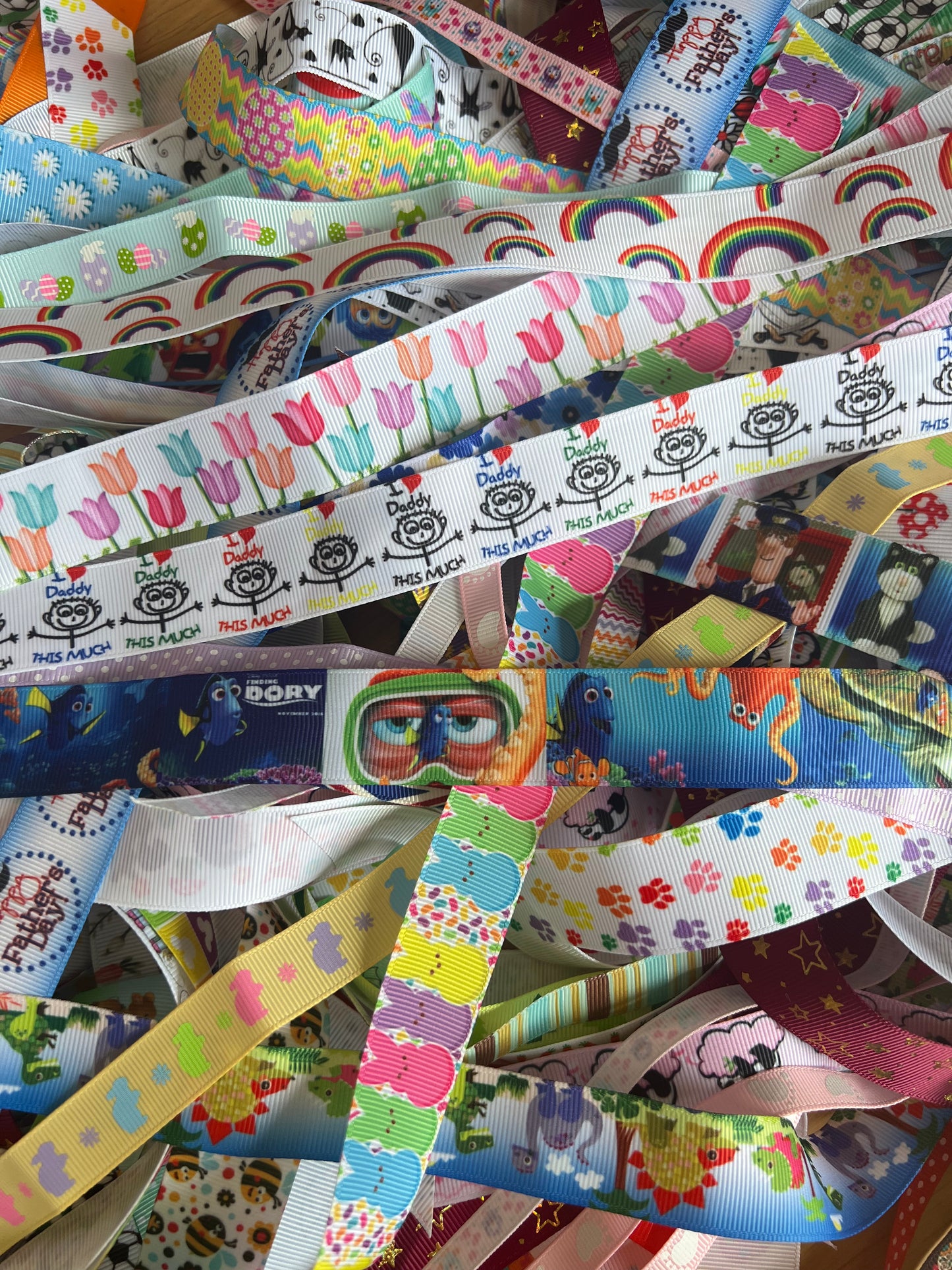 Selection of 10 Lucky Dip Ribbons - Various Styles & Lengths