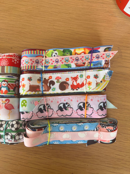 Selection of 10 Lucky Dip Ribbons - Various Styles & Lengths