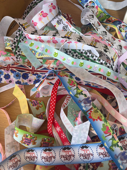 Selection of 10 Lucky Dip Ribbons - Various Styles & Lengths