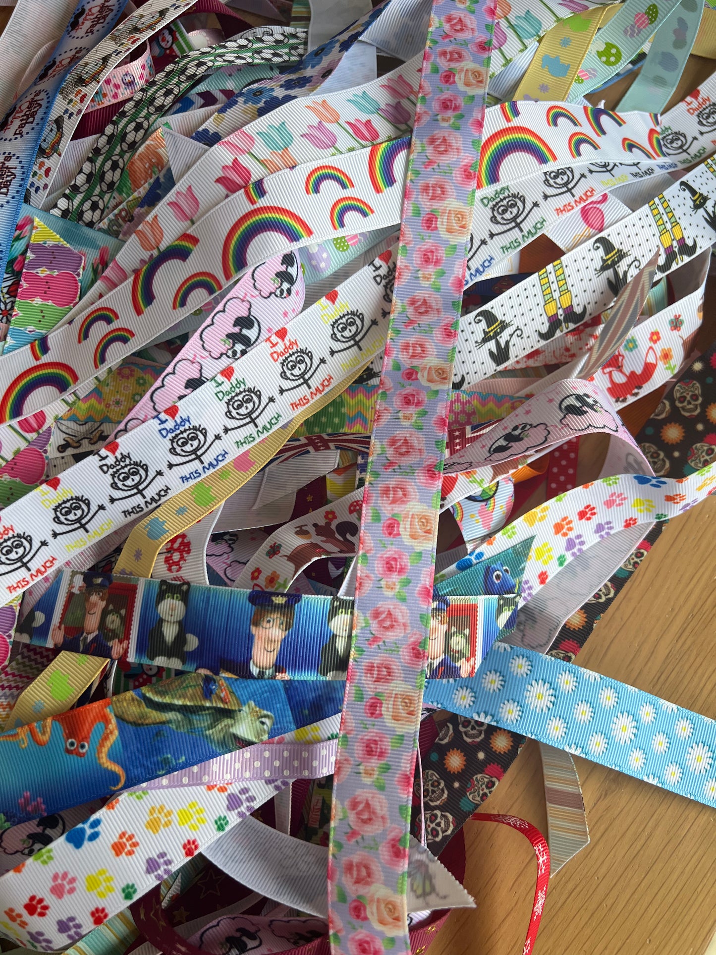 Selection of 10 Lucky Dip Ribbons - Various Styles & Lengths