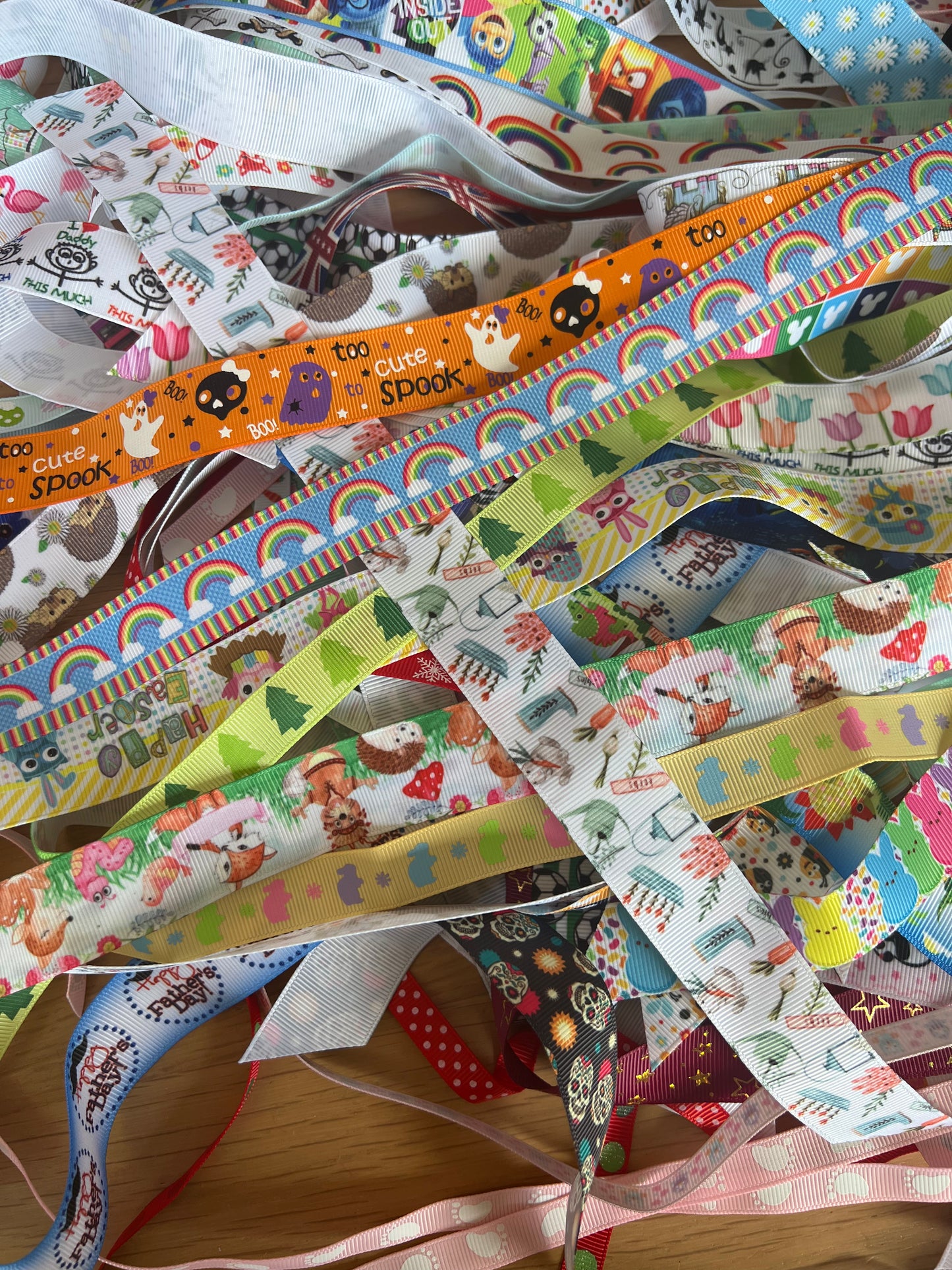 Selection of 10 Lucky Dip Ribbons - Various Styles & Lengths