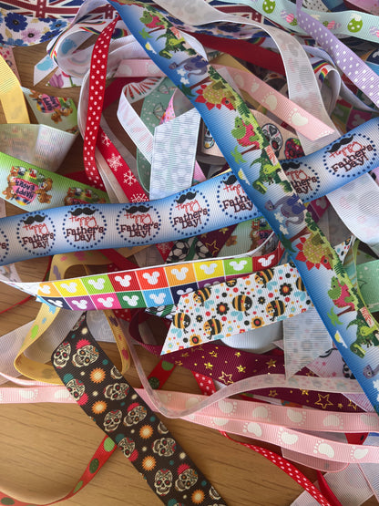 Selection of 10 Lucky Dip Ribbons - Various Styles & Lengths