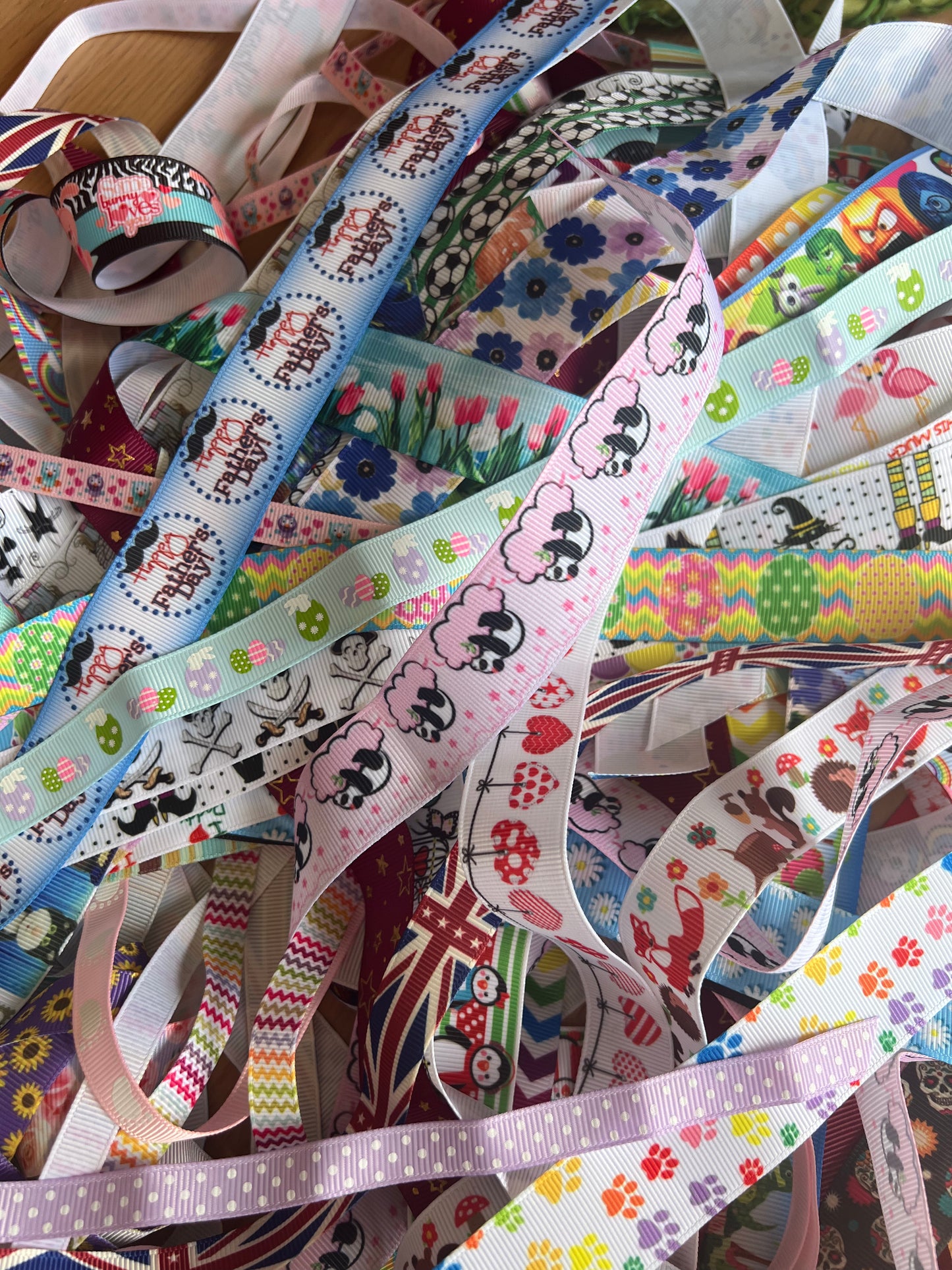 Selection of 10 Lucky Dip Ribbons - Various Styles & Lengths