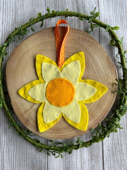 Digital Download Bright Coloured Daffodil PDF Sewing Instructions - Sew Your Own Daffodil