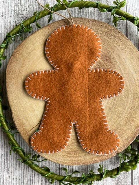 Digital Download Christmas Gingerbread Person PDF Sewing Instructions - Sew Your Own Gingerbread Person