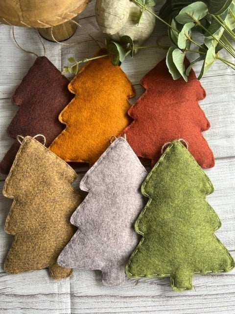 Handmade Selection Felt Hanging Trees