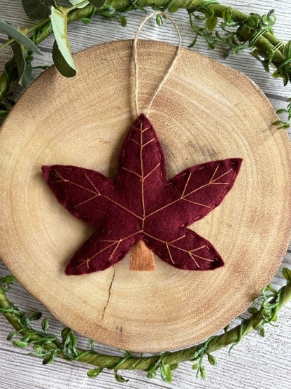 Handmade Selection Hanging Leaves - 5 Colours & Designs to Choose From