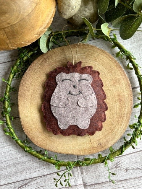 Handmade Cute Felt Hedgehog Hanging Gift