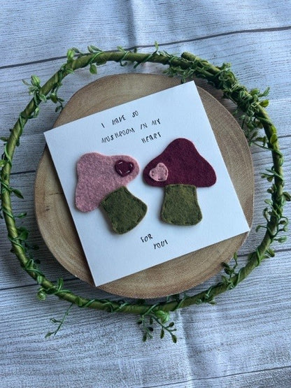 Mushroom In My Heart Card