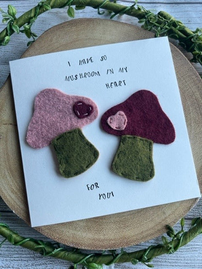 Mushroom In My Heart Card