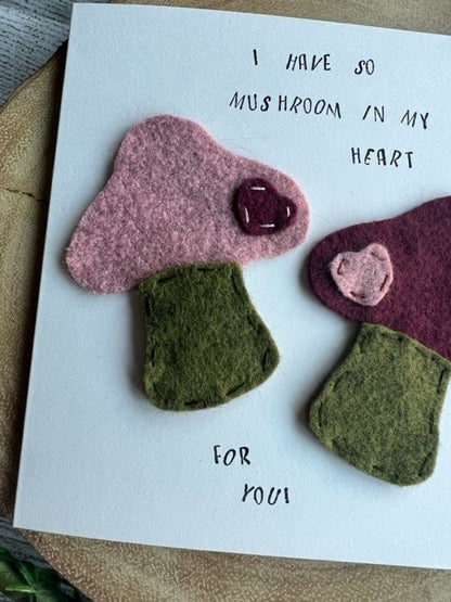 Mushroom In My Heart Card