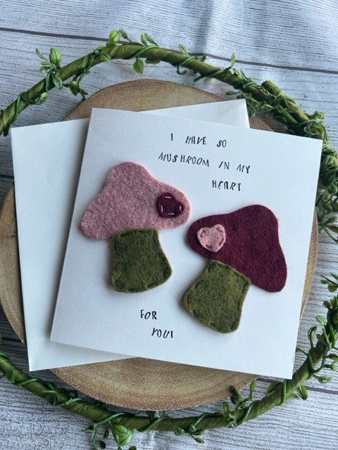 Mushroom In My Heart Card