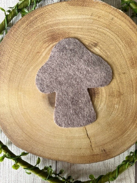 Felt Mushroom Shape Embellishments, Woodland Felt Mushrooms, Embellishments For Crafting, Create Your Own Decorations.