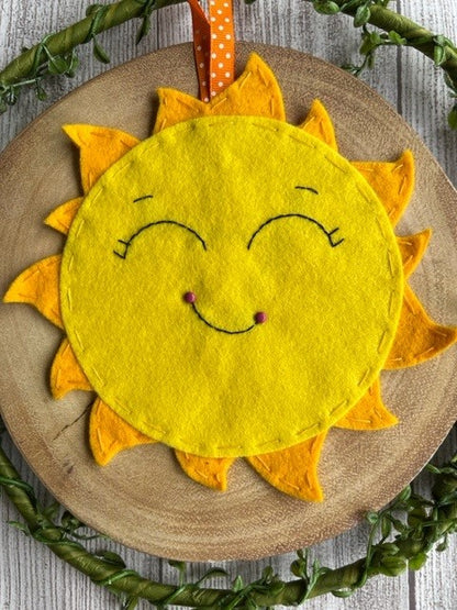 Digital Download Sun PDF Sewing Instructions - Sew Your Own Happy Sun