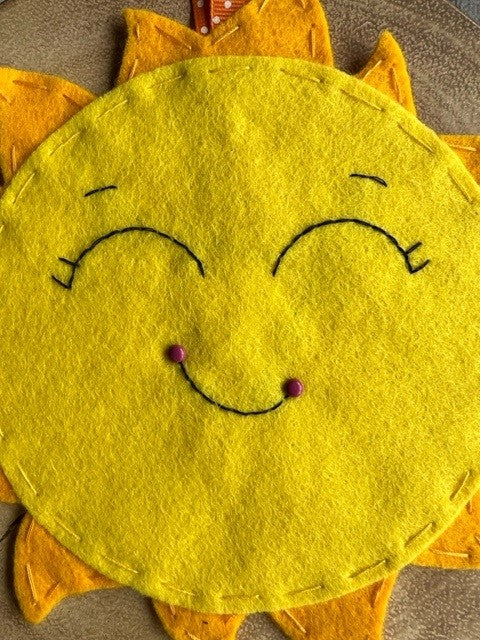 Digital Download Sun PDF Sewing Instructions - Sew Your Own Happy Sun