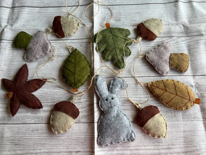 Handmade Beautiful Woodlands Theme Hanging Garland