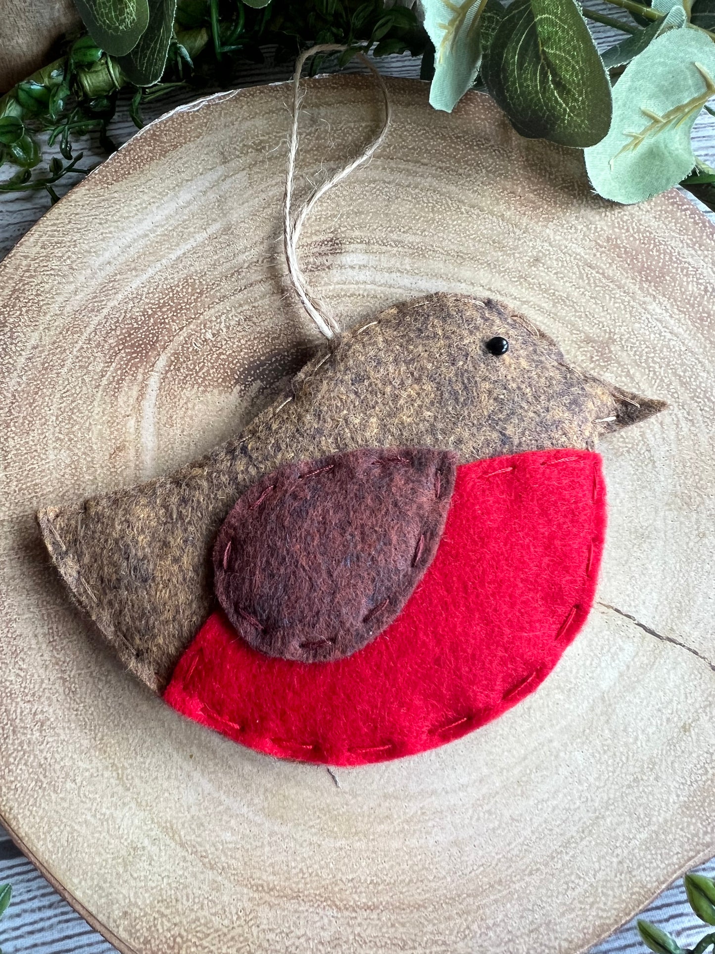 Handmade Cute Felt Robin Hanging Gift Idea