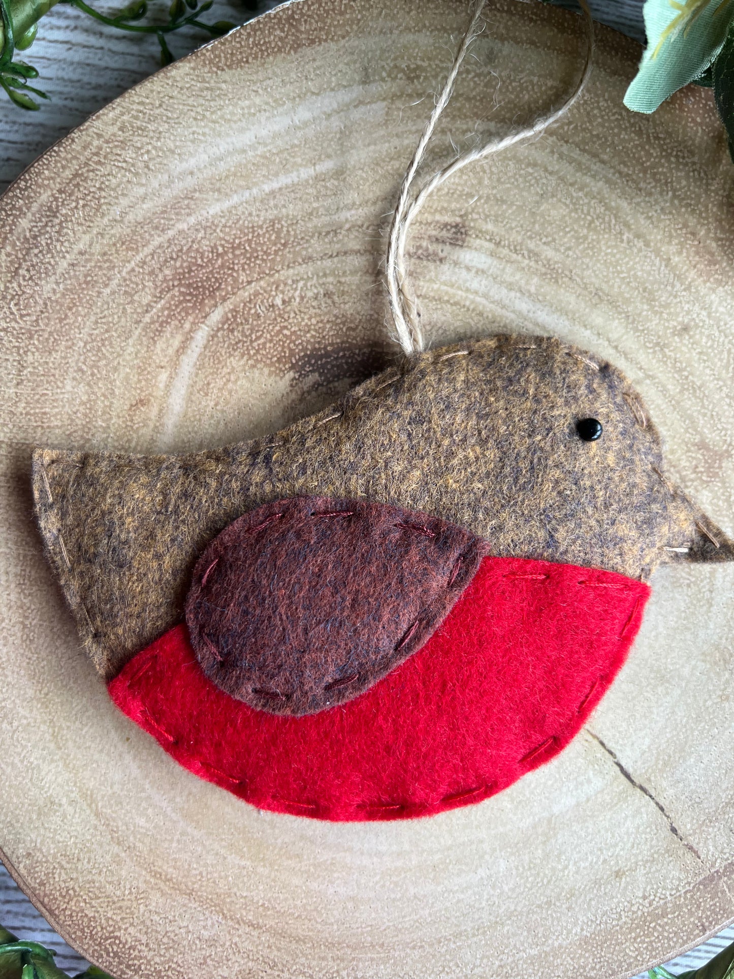 Handmade Cute Felt Robin Hanging Gift Idea